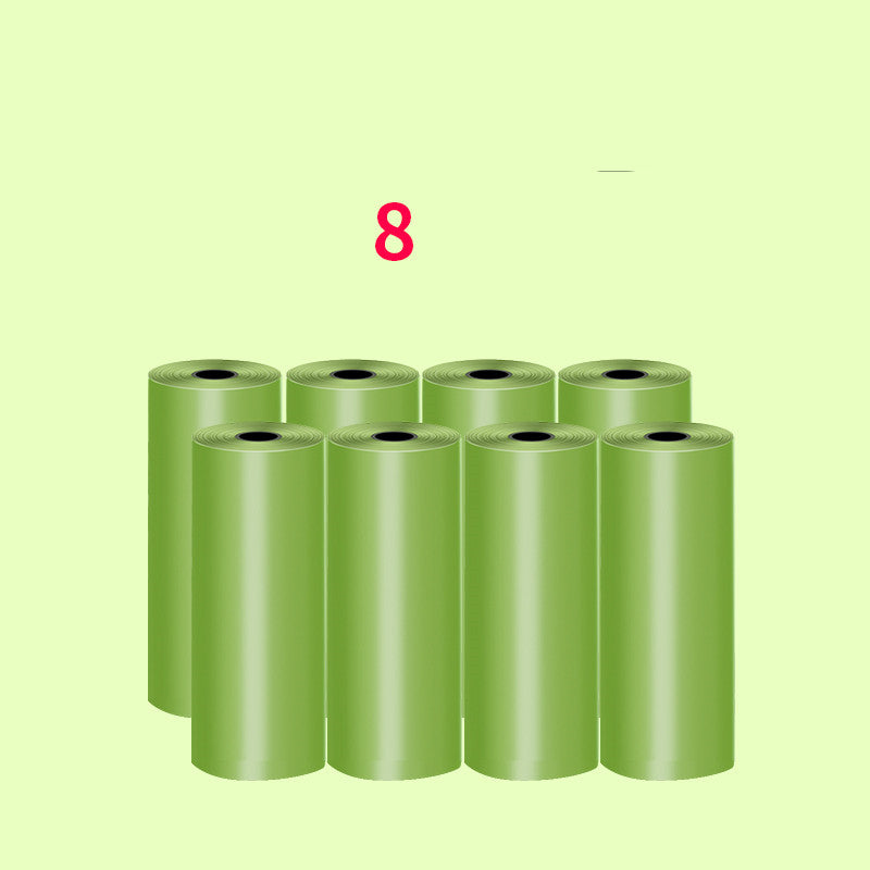 Degradable pet toilet bag