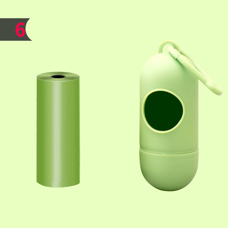 Degradable pet toilet bag