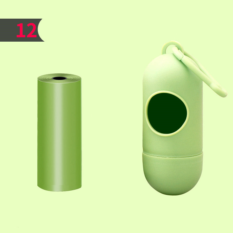 Degradable pet toilet bag