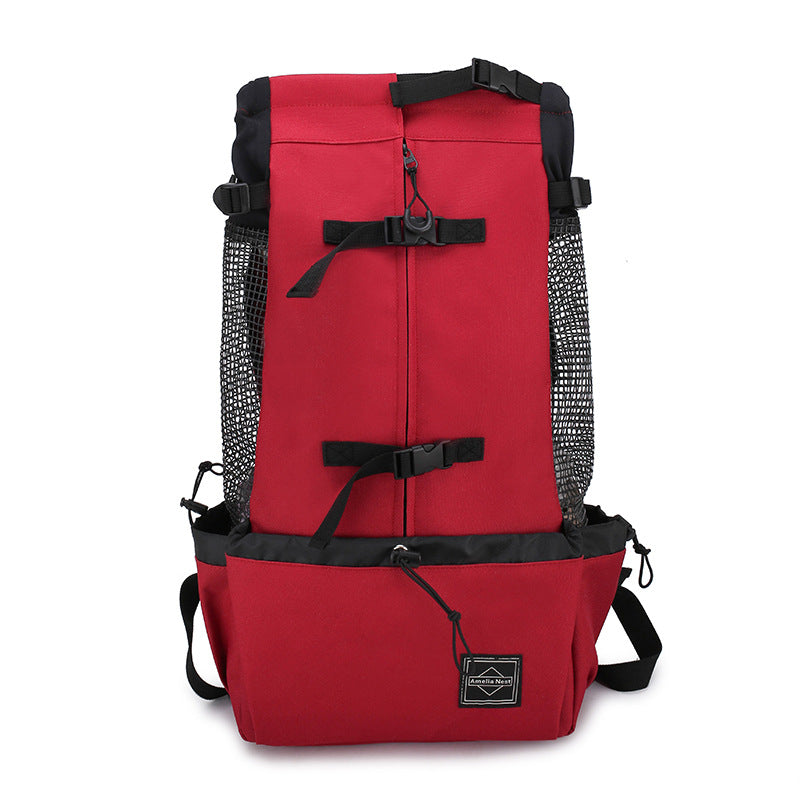 Carrier Bag For Dogs Backpack Double Shoulder Portable Travel Backpack Outdoor Dog Carrier Bag Travel