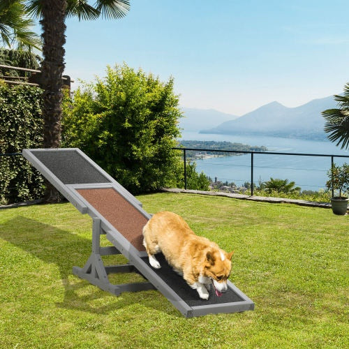 Wooden Dog Agile Seesaw For Training And Exercise, Platform Equipment Running Game Toys